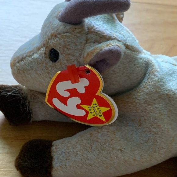 Ty Toys Vintage 999 Ty Beanie Babies Goatee The Goat Plush Toy